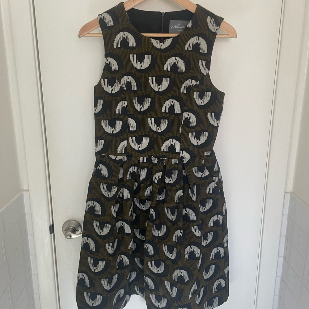 Vintage Anthropologie- Hunter Dixon by Hunter Bell Sleeveless Patterned Dress